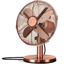 KESSER® - Tischventilator Design Retro Voll-Metallgehäuse 80° Oszillation - Leise Ventilator Mit 3 Geschwindigkeitsstufen - Zuschaltbare | Windmaschine | Neigungswinkel Ca. 40° Metall, Farbe:Kupfer 13 KESSER® - Tischventilator Design Retro Voll-Metallgehäuse 80° Oszillation - Leise Ventilator Mit 3 Geschwindigkeitsstufen - Zuschaltbare | Windmaschine | Neigungswinkel Ca. 40° Metall, Farbe:Kupfer -Unold Store 9a63d356c010aac9ff649a4ace96c8c1