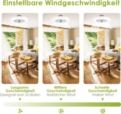 Lospitch Deckenventilator Fernbedienung Weiss Mit Beleuchtet Beleuchtung Schlaf 80W -Unold Store 9e2df8fd28bd1d9298380031ad8edc9e