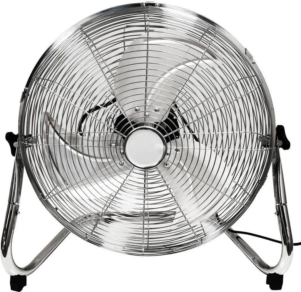 Esperanza Bodenventilator 50 Cm Hochgeschwindigkeits Windmaschine 110 W / 220V Metall Chrome 3 Laufgeschwindigkeiten 2 Esperanza Bodenventilator 50 Cm Hochgeschwindigkeits Windmaschine 110 W / 220V Metall Chrome 3 Laufgeschwindigkeiten – Bild 2