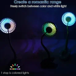 Klippbarer Ventilator Akku Leise USB Klemmbarer Tischventilator Schwenkbar 360° 3 Geschwindigkeiten Wiederaufladbar Schreibtisch Mini Auto Clip-Ventilator Fan -Unold Store a70f9b3eb8b73b53b7c0b99ca5d9a524