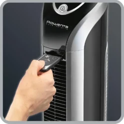 Rowenta VU 6670 F0 Turmventilator Schwarz/silber -Unold Store aabb59f9ce0680c816427d3e034941d6