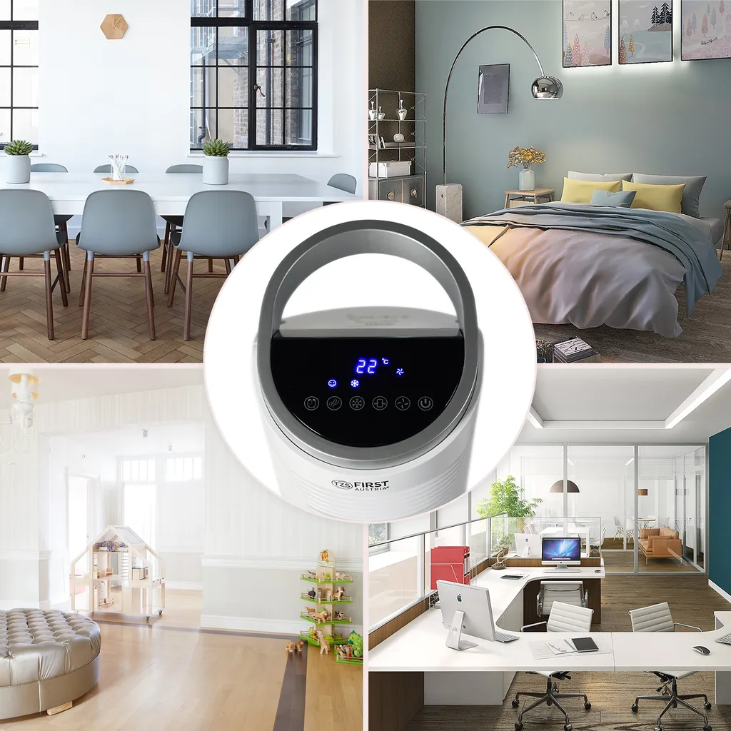 TZS First Austria FA-5560-4 Aircooler Silent Tower Lüfter Stehend - 60W - Weiß 4 TZS First Austria FA-5560-4 Aircooler Silent Tower Lüfter Stehend - 60W - Weiß – Bild 4