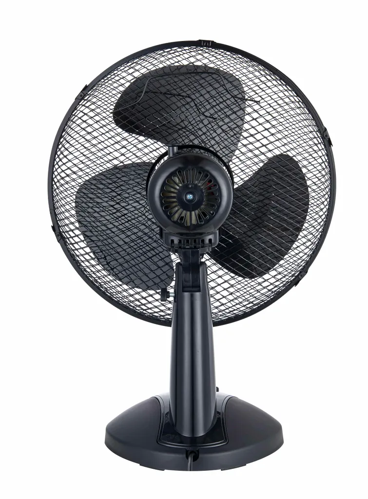 Tischventilator Ventilator 40W Luftkühler Lüfter Oszillierend Schwarz 3 Tischventilator Ventilator 40W Luftkühler Lüfter Oszillierend Schwarz – Bild 3