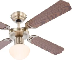 Globo Lighting VENTILATOR Metall Altmessing, Blade Turnable, Zugschalter Kette, Max. Motorleistung 50W, Optimale Raumnutzung 15m², Abkühlung, Aufheizen, Geschwindigkeitsstufen 115/185/235 RPM, ø: 1066mm, H: 415mm, Exkl. 1x E27 60W 230V 26 Globo Lighting VENTILATOR Metall Altmessing, Blade Turnable, Zugschalter Kette, Max. Motorleistung 50W, Optimale Raumnutzung 15m², Abkühlung, Aufheizen, Geschwindigkeitsstufen 115/185/235 RPM, ø: 1066mm, H: 415mm, Exkl. 1x E27 60W 230V -Unold Store ba50691699c4d27aa433e26a329094b4