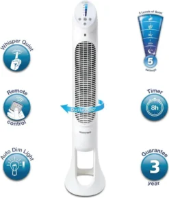 Honeywell Turmventilator HYF260E4 30W Weiß 108421 -Unold Store bc3c0b3a4ae65b998dd6a422d6eaf830