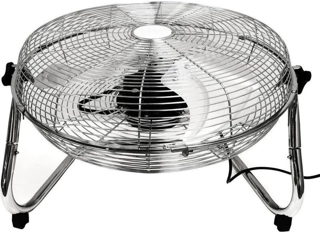 Esperanza Bodenventilator 50 Cm Hochgeschwindigkeits Windmaschine 110 W / 220V Metall Chrome 3 Laufgeschwindigkeiten 5 Esperanza Bodenventilator 50 Cm Hochgeschwindigkeits Windmaschine 110 W / 220V Metall Chrome 3 Laufgeschwindigkeiten – Bild 5