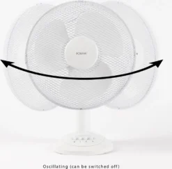 Bomann Tischventilator VL 1138 CB 30cm 40W Weiß -Unold Store c553e79f8523f2af8cb8a7ca0c40bed7