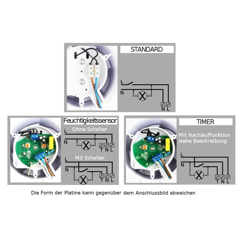 Lüfter Badlüfter Badventilator Wohnraumlüfter Badezimmer Ø 100 Mm Weiß Standard 5 Lüfter Badlüfter Badventilator Wohnraumlüfter Badezimmer Ø 100 Mm Weiß Standard – Bild 5