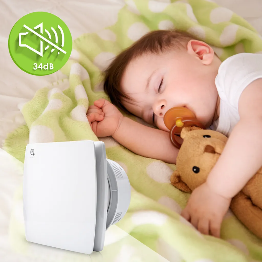 EINFEBEN Badlüfter Einbauventilatoren 150mm Feuchtesensor Timer CE Ventilator Mit Rueckflussleitblech Wandluefter 5 EINFEBEN Badlüfter Einbauventilatoren 150mm Feuchtesensor Timer CE Ventilator Mit Rueckflussleitblech Wandluefter – Bild 5