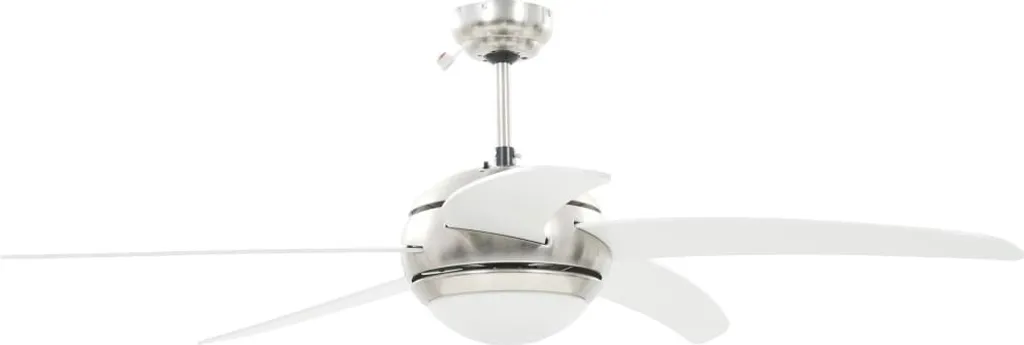 VidaXL Dekorativer Deckenventilator Mit Leuchtmittel 128 Cm Weiß 4 VidaXL Dekorativer Deckenventilator Mit Leuchtmittel 128 Cm Weiß – Bild 4