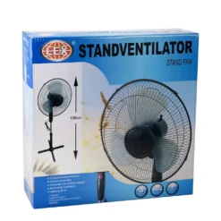 LEX Standventilator Ø40 Cm Mit Nachtlicht, 3 Geschwindigkeiten, Oszillation, 130cm Höhenverstellbar, Schwarz -Unold Store cffa8bae9a385fb02581e2879ae4cfd0