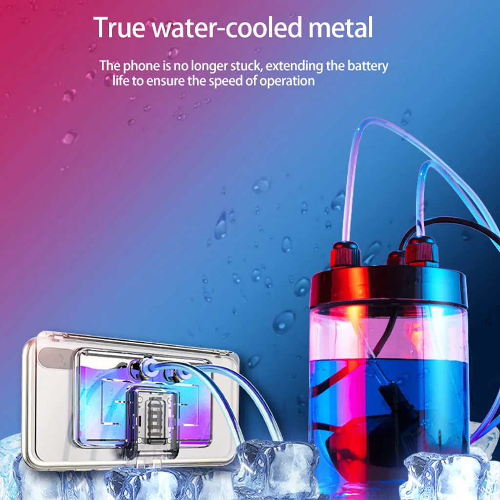 Universal Handy Wasserkühlung Kühler Gaming Phone Wasserkühler Einstellbarer Tragbarer Lüfterhalter 9 Universal Handy Wasserkühlung Kühler Gaming Phone Wasserkühler Einstellbarer Tragbarer Lüfterhalter – Bild 9