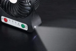 3in1 Akku Tisch-Ventilator Mit Powerbank-Funktion + Leuchte / Lampe 1.800 MAh Auto Camping -Unold Store e0c4ab23a7480ccdc516fb60b7e32c44