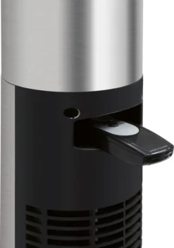 ProfiCare PC-TVL 3090 Tower-Ventilator, Longlife-Profi-Motor, 75° Oszillierend, VoiceControl Und WiFi-Steuerung, Edelstahl, 6 Geschwindigkeitsstufen, Inox-schwarz / Alexa / Google Assistant / App Steuerung -Unold Store e62618aa2d8b1737eb61b246f4a079c0