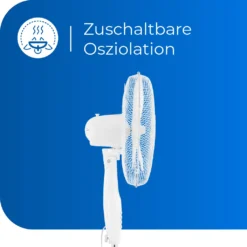 Exquisit Standventilator VS 35064 We| Pianokey | 50 Watt | Oszillation | Weiß 8 Exquisit Standventilator VS 35064 We| Pianokey | 50 Watt | Oszillation | Weiß -Unold Store e9624828ea4d19959c0dc35de206726b