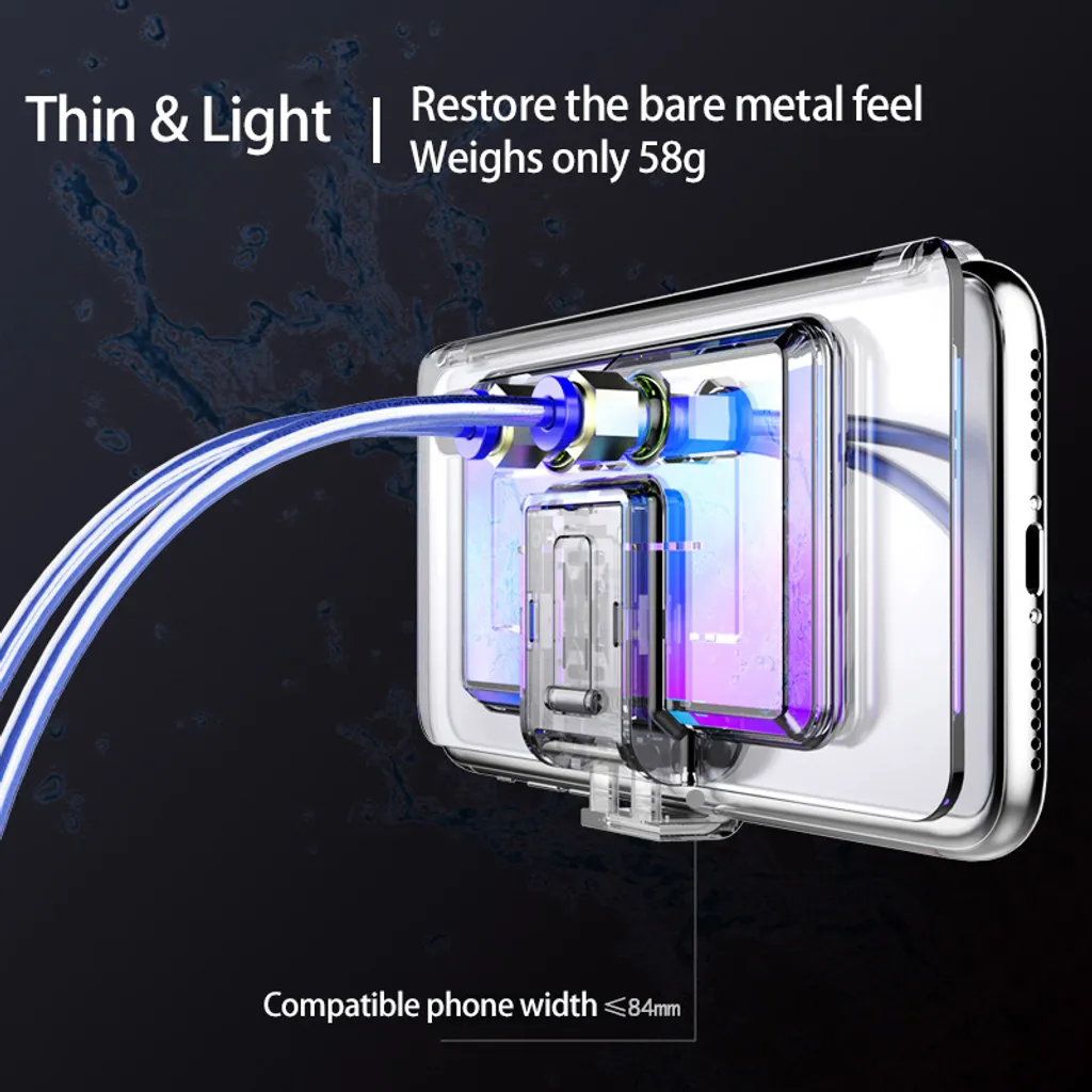 Universal Handy Wasserkühlung Kühler Gaming Phone Wasserkühler Einstellbarer Tragbarer Lüfterhalter 7 Universal Handy Wasserkühlung Kühler Gaming Phone Wasserkühler Einstellbarer Tragbarer Lüfterhalter – Bild 7