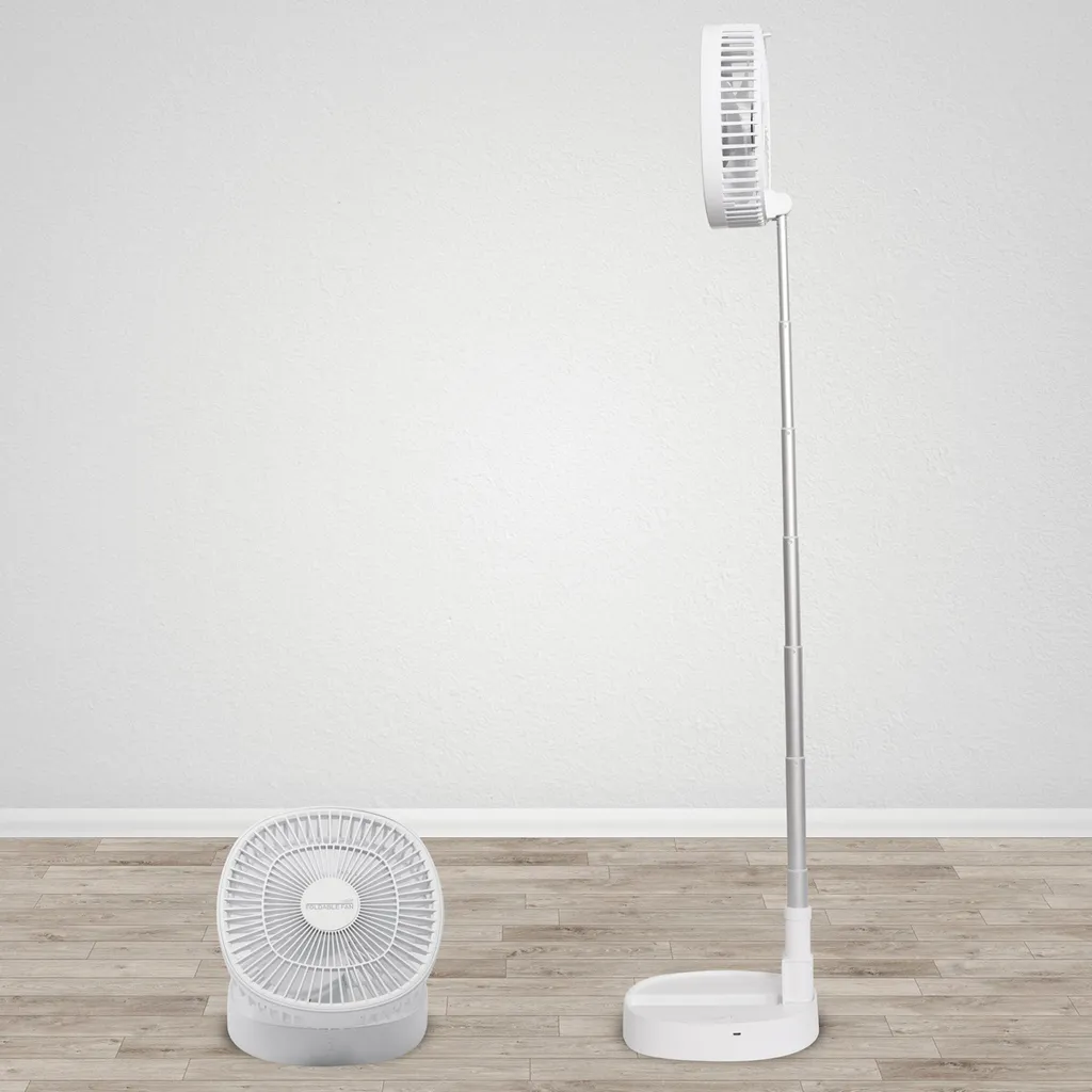 Starlyf® Foldable Fan – Wiederaufladbarer, Kabelloser Und Zusammenklappbarer Ventilator, Akkubetrieb Mit 3 Geschwindigkeiten, 2in1 - Tischventilator Und Standventilator – Aus Der TV Werbung 6 Starlyf® Foldable Fan – Wiederaufladbarer, Kabelloser Und Zusammenklappbarer Ventilator, Akkubetrieb Mit 3 Geschwindigkeiten, 2in1 - Tischventilator Und Standventilator – Aus Der TV Werbung – Bild 6