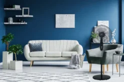 Zilan Standventilator Mit Fernbedienung | LED-Display | 8h Timer | 3 Geschwindigkeitsstufen | Oszilierender Ventilator | Windmaschine | 40 Cm | Oszilierend | 60 Watt -Unold Store faf260fe8d429f93b2ab4eb0f64e4227