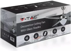 V-tac VT-6043 Deckenventilator Mit Beleuchtung - CCT - Fernbedienung 27 V-tac VT-6043 Deckenventilator Mit Beleuchtung - CCT - Fernbedienung -Unold Store fbda693049d6314de34a86f0e1be8969