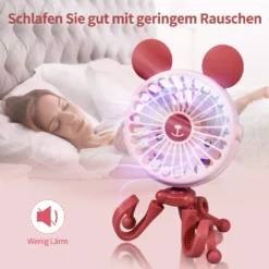 CMYBABEE Tragbare Fan Octopus Ventilator Mit Teleskop Stativ 3-Speed Einstellung Mit Nachtlicht Usb-Lade Geeignet Für Kinderwagen/Camping/Auto Sitz [2022 Neu] -Unold Store fc7347887a1ac89a337dc8ddbb98a3b6